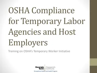 OSHA Compliance Training for Temporary Labor Agencies