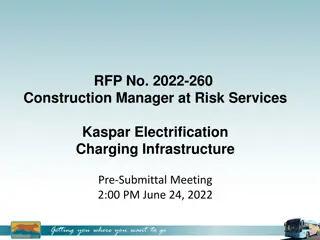 Construction Manager at Risk Services for Kaspar Electrification Project