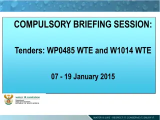 Department of Water and Sanitation Overview