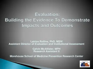 Comprehensive Overview of Program Evaluation Methods and Community-Based Approaches