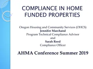 Compliance in HOME Funded Properties Overview