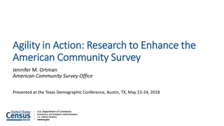 Enhancing American Community Survey: Research Insights
