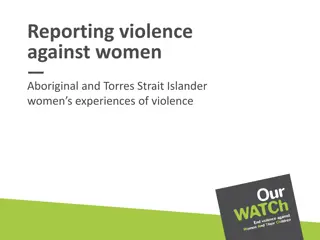 Reporting Violence Against Indigenous Women