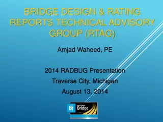 Bridge Design and Rating Reports Technical Advisory Group