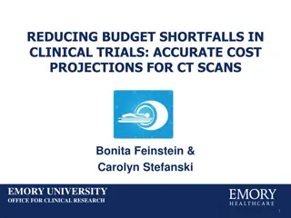 Accurate Cost Projections for CT Scans in Clinical Trials