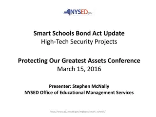 Smart Schools Bond Act Update: High-Tech Security Projects Overview