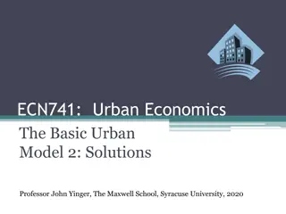 Basic Urban Model: Housing Demand and Equilibrium Analysis