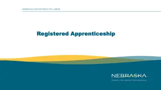 NEBRASKA DEPARTMENT OF LABOR: Registered Apprenticeship Overview
