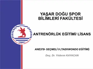 YAAR.DOU.SPOR.B.L.MLER.FAK.LTES.ANTREN.RL.K.E.T.M./.L.SANS.ANE378-.SE.MEL.9.(TAEKWONDO.E.T.M.)