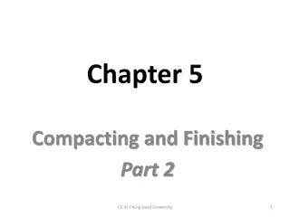 Compacting and Finishing Techniques for Effective Soil Compaction