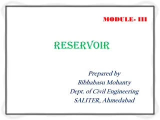 Reservoir Types and Purposes