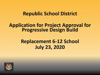 Republic School District Application for Project Approval