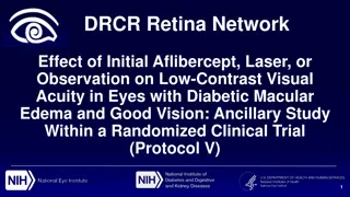 Initial Aflibercept vs. Laser vs. Observation in Diabetic Macular Edema