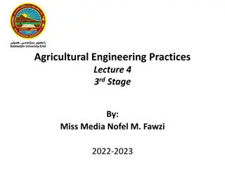 Agricultural Engineering Practices - Surveying Techniques and Equipment