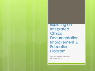 Integrated Clinical Documentation Improvement Program Overview