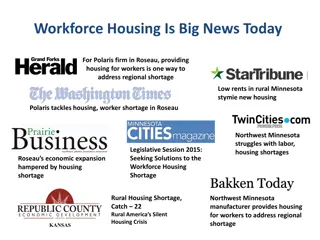 Addressing Workforce Housing Shortage in Rural Minnesota