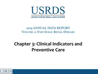 Clinical Indicators in End-Stage Renal Disease Report