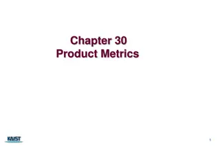 Product Metrics and Quality Factors