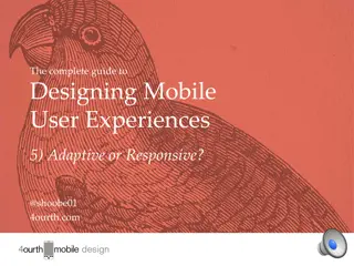 Adaptive vs. Responsive: Exploring Mobile Design Techniques