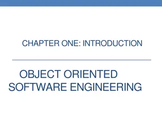 Introduction to Object Oriented Software Engineering