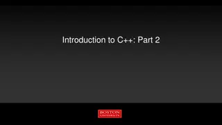 Introduction to C++: Part 2 - References, Pointers, and OOP Concepts
