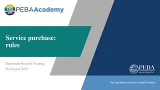 Retirement Benefits Training Fiscal year 2025