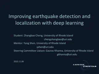 Enhancing Earthquake Detection Using Deep Learning