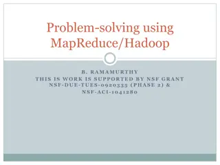Big Data Problem-Solving Approaches with MapReduce/Hadoop