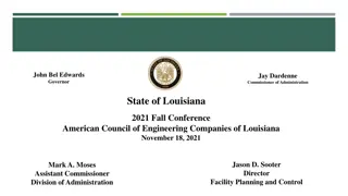 Louisiana Capital Outlay Program Overview
