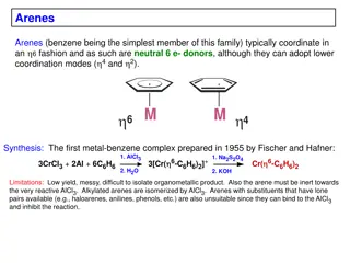 Coordination Modes and Metal-Arene Complex Synthesis