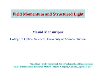 Quantum Field Framework for Structured Light Interactions