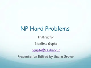 NP Hard Problems
