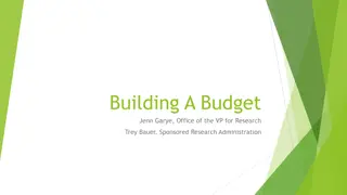 Building a Budget: Concept, Costs, and Benefits