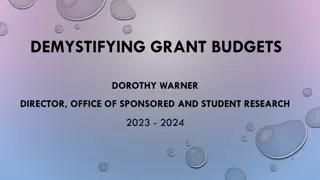 Demystifying Grant Budgets for Effective Funding