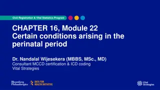 Perinatal Conditions & Birth Outcomes