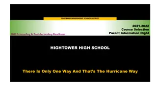 HHS Counseling & Post-Secondary Readiness Information