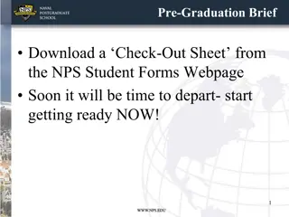 Pre-Graduation Check-Out Procedures and Important Reminders