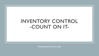 Inventory Control: Making Decisions for Efficient Management