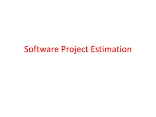 Software Project Estimation: Key Steps and Considerations