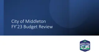 Middleton FY23 Budget Review Overview