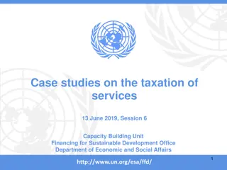 Taxation of Services Case Studies - Country A and Country B Tax Treaty Analysis