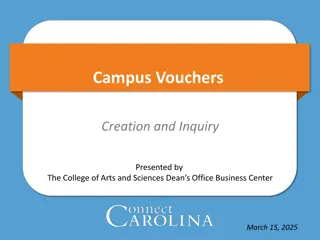 Campus Vouchers Creation and Inquiry