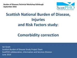 Scottish National Burden of Disease Study: Comorbidity Correction Workshop