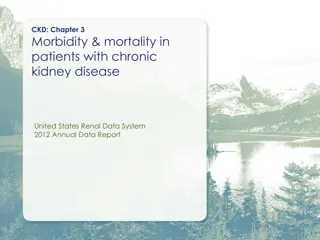 Morbidity & Mortality in Patients with Chronic Kidney Disease: USRDS 2012 Annual Data Report