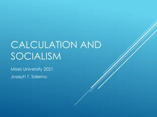 The Economic Calculation Debate: Mises, Socialism, and Fourier's Utopia