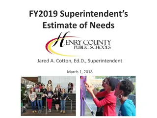 Superintendent Update - Recruitment and Successful Appointment