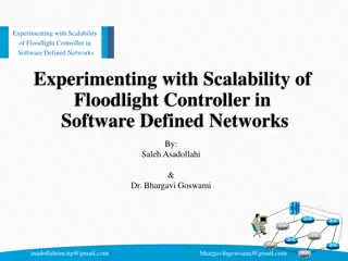 Scalability of Floodlight Controller in SDNs Experimentation