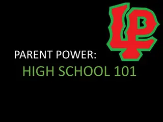 Parent Power in High School 101