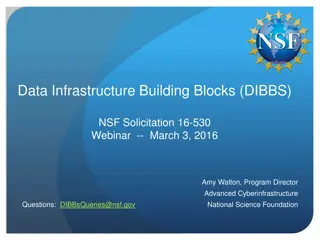 DIBBS NSF Solicitation Webinar - March 3, 2016