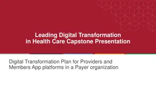 Leading Digital Transformation in Healthcare: App Platforms Evolution Plan